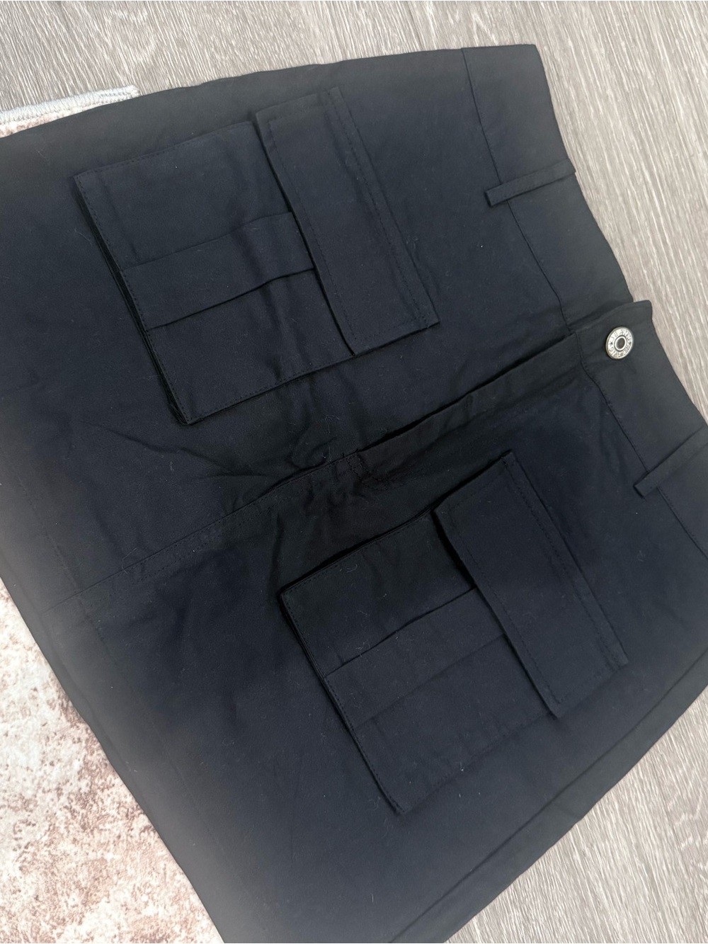 SHEIN Black Cargo Pocket Men's Pants